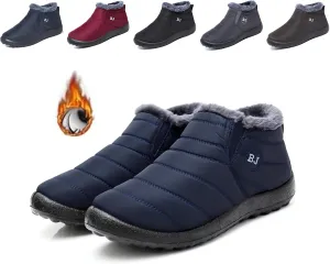 Womens And Men Snow Boots WaterproofWomen'S Winter Thermal BootsWinter Warm Hiking Work Comfy Boots Sneakers Walking Shoes
