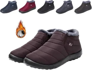 Womens And Men Snow Boots WaterproofWomen'S Winter Thermal BootsWinter Warm Hiking Work Comfy Boots Sneakers Walking Shoes