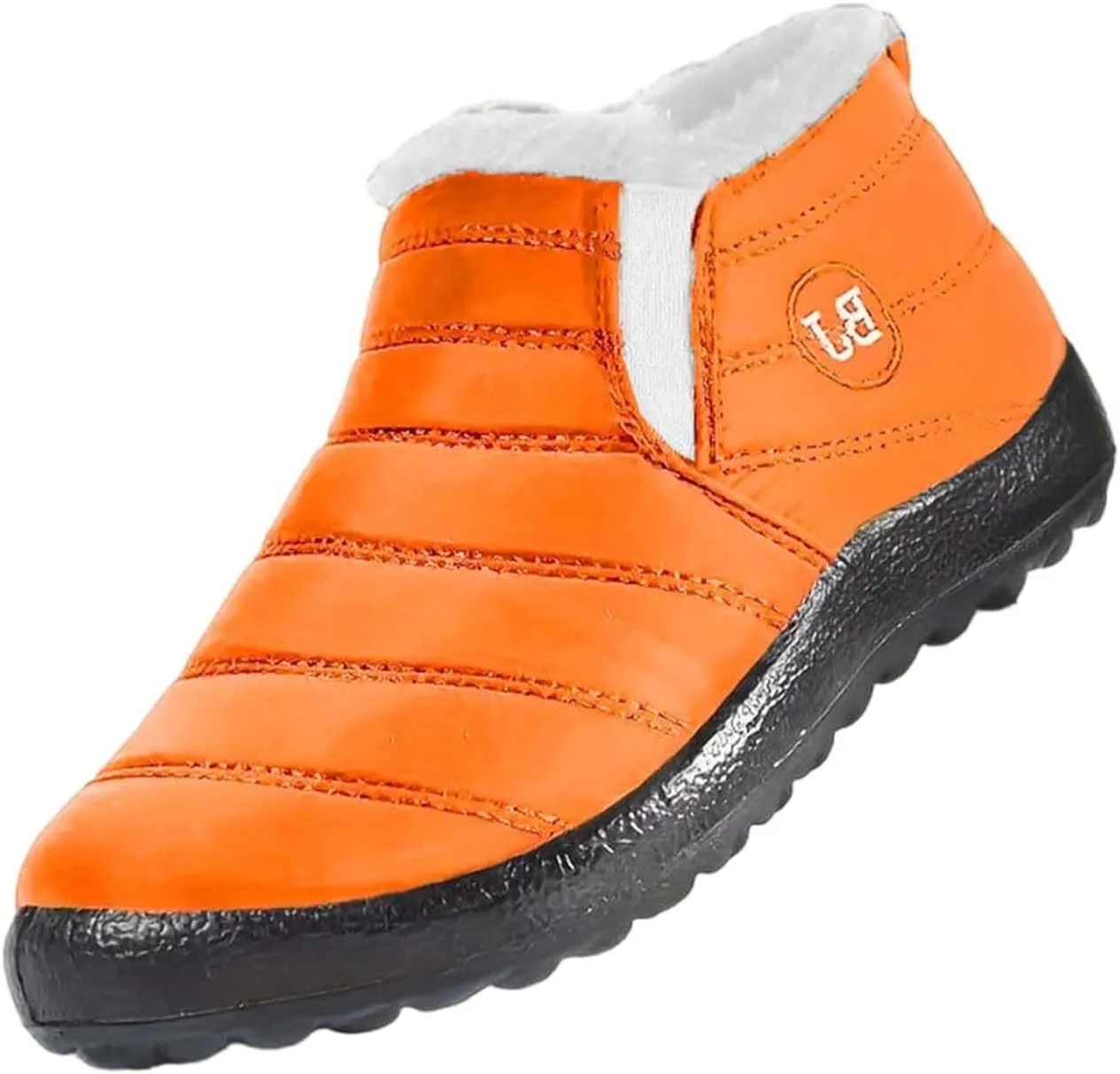 Womens Boots Winter Black Slip On Boots Waterproof Ladies for Women Boot with Comfort Barefoot Shoes Grounded Footwear Hiking Womens Cowboy Boots Snow Booties for Men