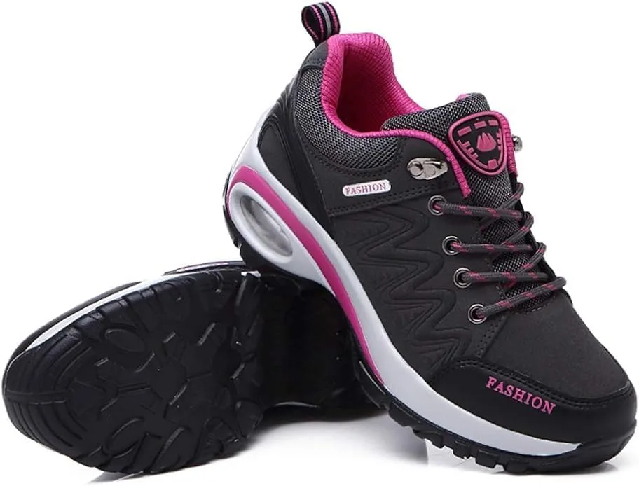 Womens Breathable Walking Shoes Sports Running Sneakers Waterproof Backpacking Climbing Hiking Shoes Camping