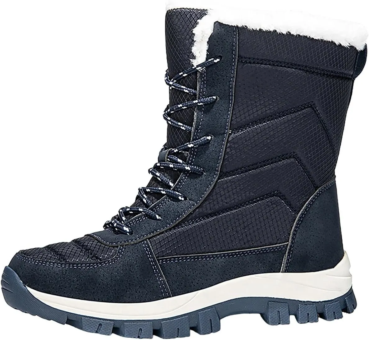 Women's Cold Proof Snow Boots Winter Plus Velvet Warm Snow Boots Outdoor Hiking Boots Comfort Women Winter Boot Size 5