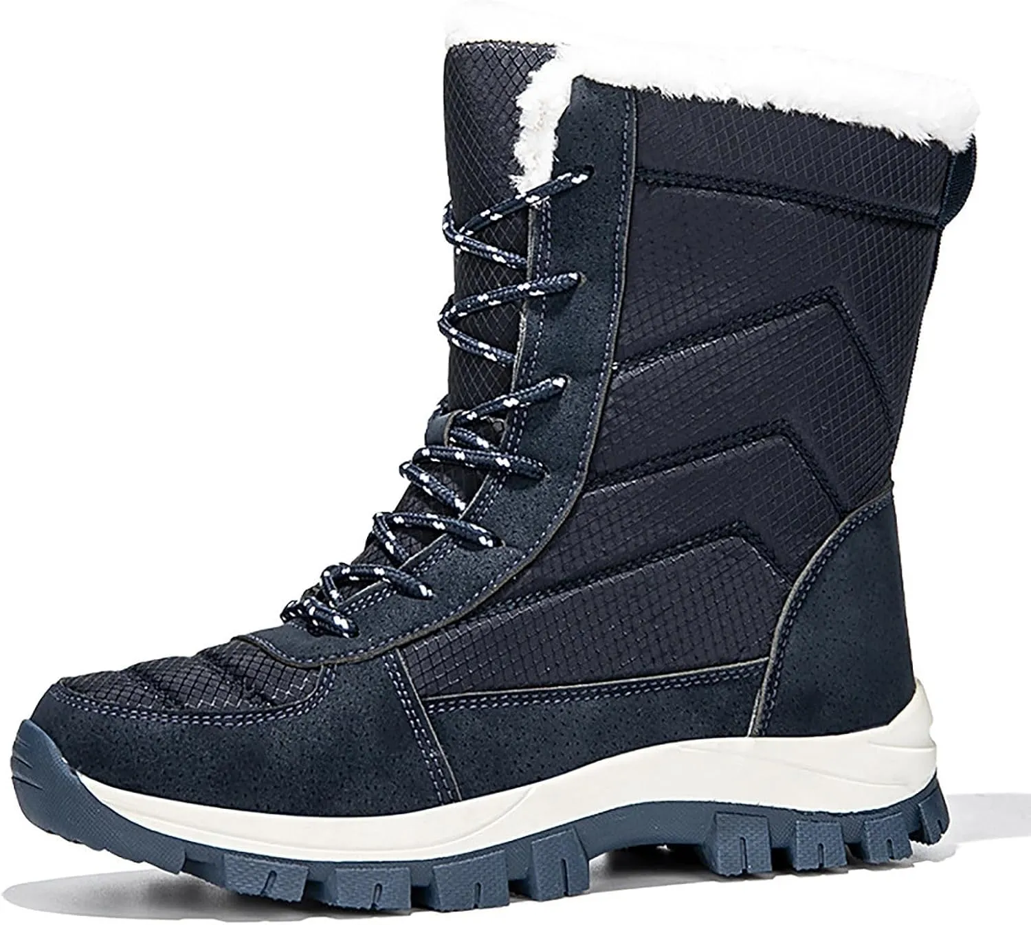 Women's Cold Proof Snow Boots Winter Plus Velvet Warm Snow Boots Outdoor Hiking Boots Comfort Women Winter Boot Size 5