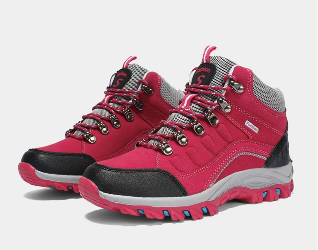 Women's Hiking Shoes Breathable Anti Slip Outdoor Ankle Boots Trekking Sneakers