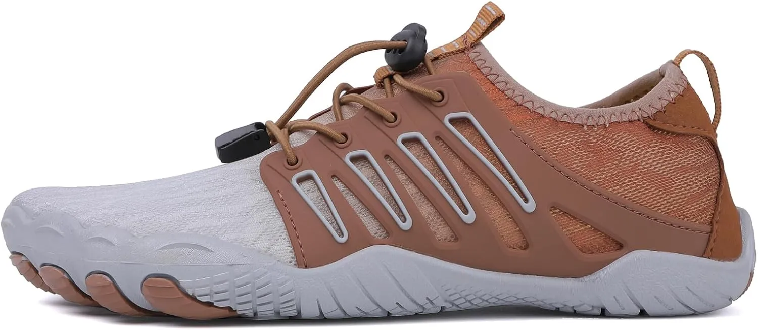 Womens Mens Hiking Footwear Quick Dry Water-Resistant Beach Shoes,Wide Toe Box&Zero Drop Trail Running Shoes,Lightweight Non-Slip Healthy Breathable Barefoot Footwear for Fishing Hunting