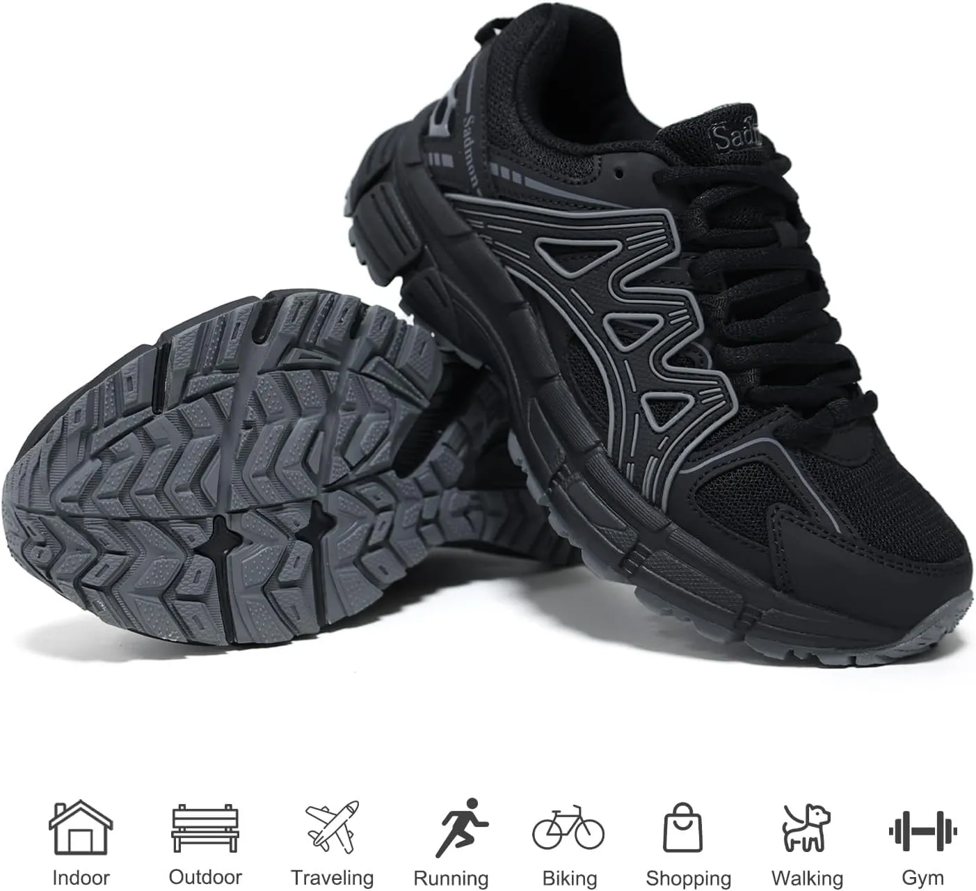 Women's Non-Slip Trail Running Shoes Support Sneakers Tennis Shoes Casual Walking Sneakers