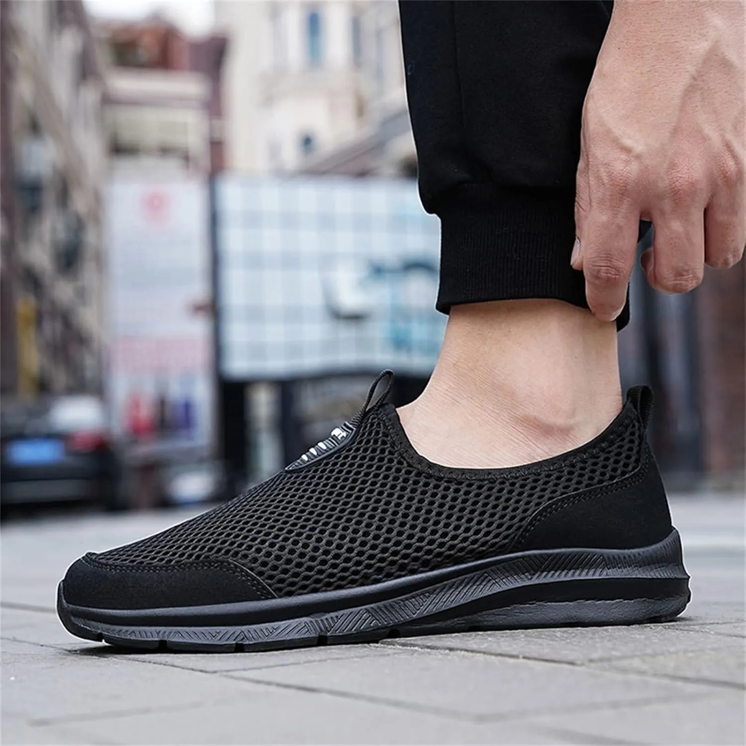 Womens Non Slip Work Shoes Slip On Water Resistant Non Slip Work Shoes Women Sports Women's Casual Shoes Dress Sneakers Black Tennis Shoe Loafers Shoe