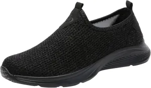 Womens Non Slip Work Shoes Slip On Water Resistant Tennis Shoes Womens Wide Feet Casual Dress Shoes Brown Sneakers Platform Tennis Shoe Trainers Shoe