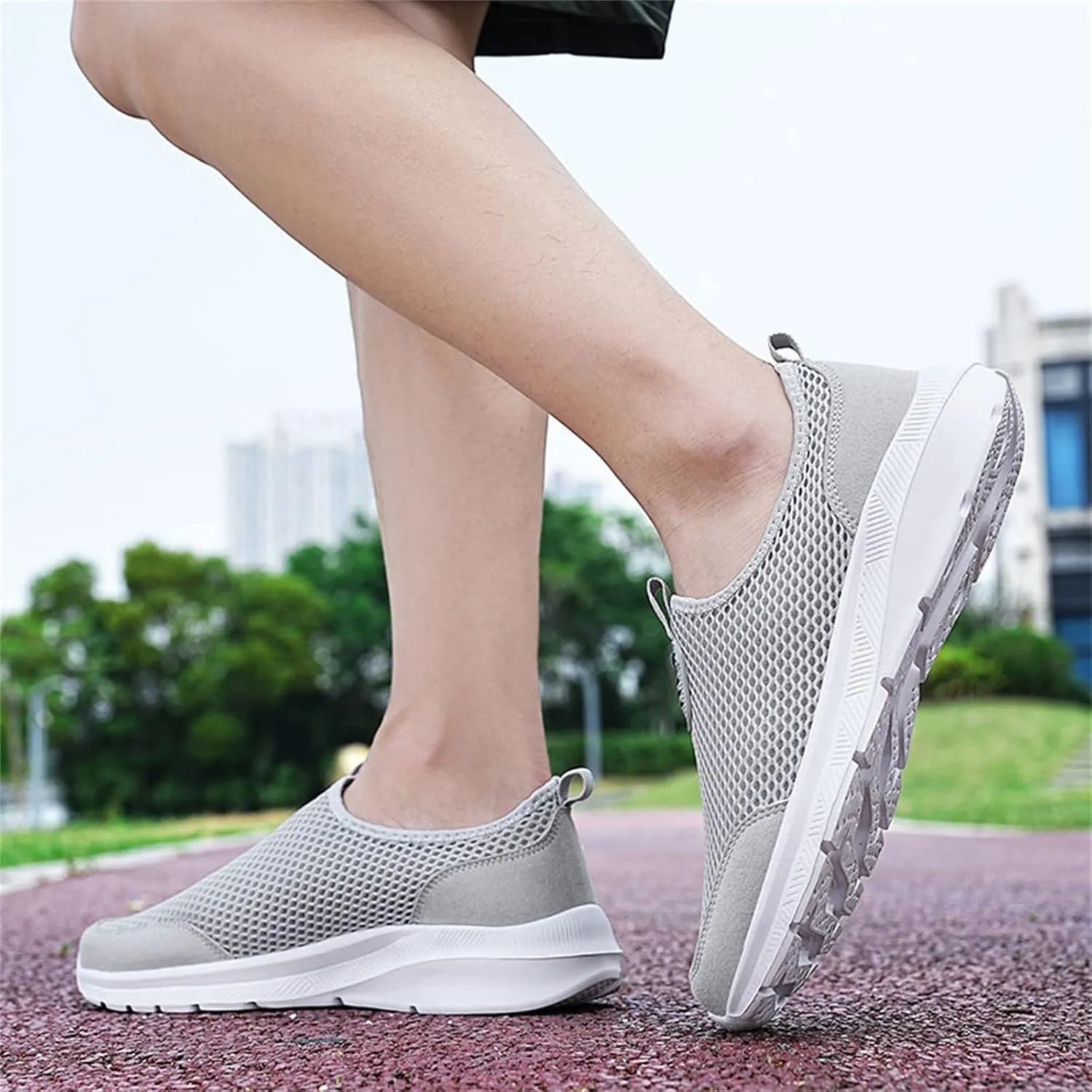 Womens Non Slip Work Shoes Slip On Water Resistant Tennis Shoes Womens Wide Feet Casual Dress Shoes Brown Sneakers Platform Tennis Shoe Trainers Shoe