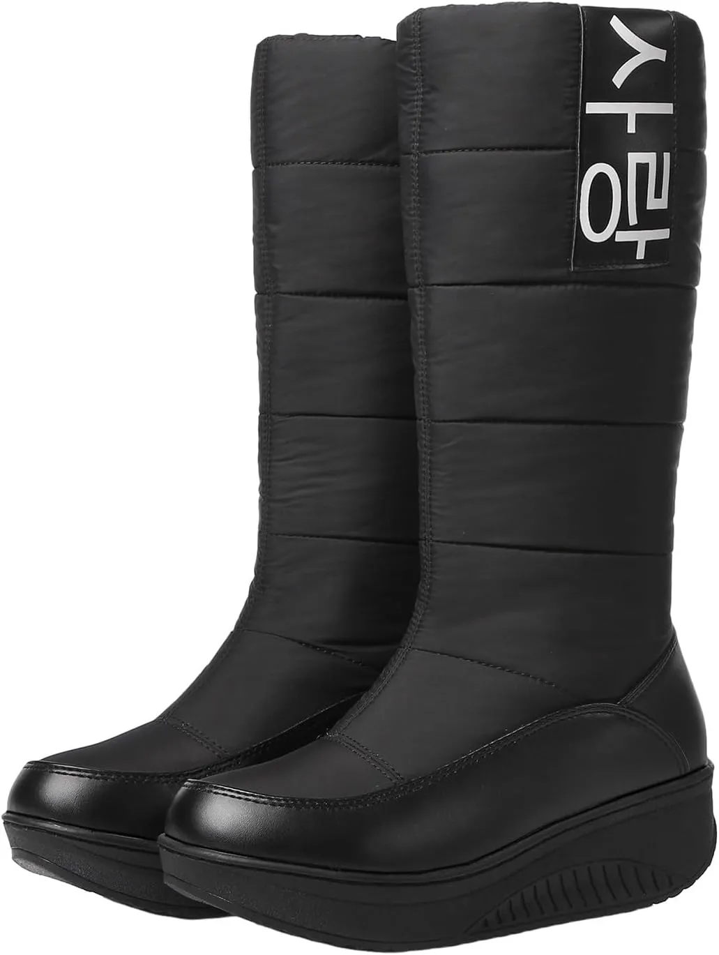 Women's Water Proof Insulated Snow Boots Thick Bottom Non Slip Winter Boots Outdoor Winter Work Boots for Women