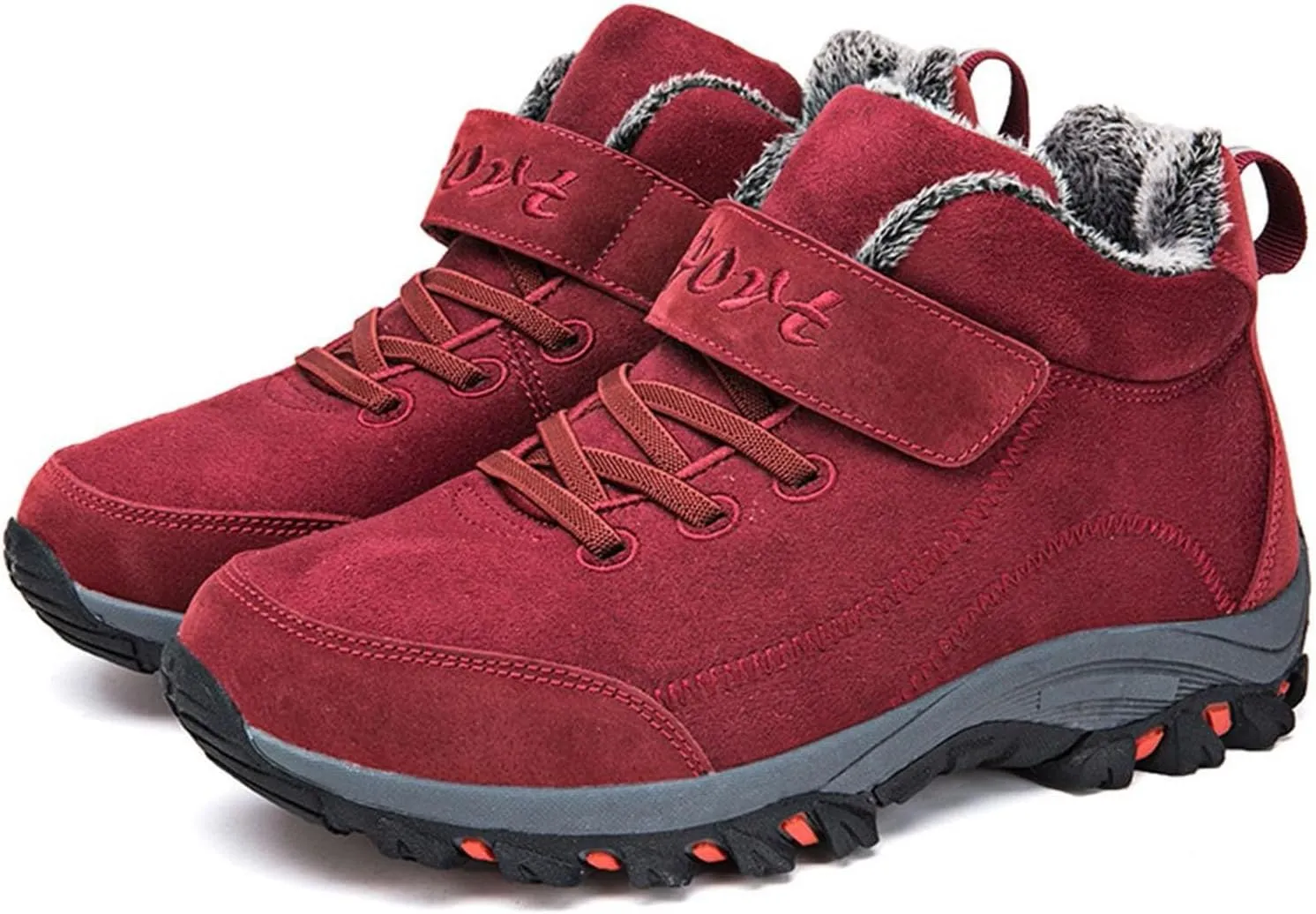 Women's Winter Ankle Boots Comfort Running Shoes Plus Velvet Warm Snow Boots Water Proof Insulated Winter Boots