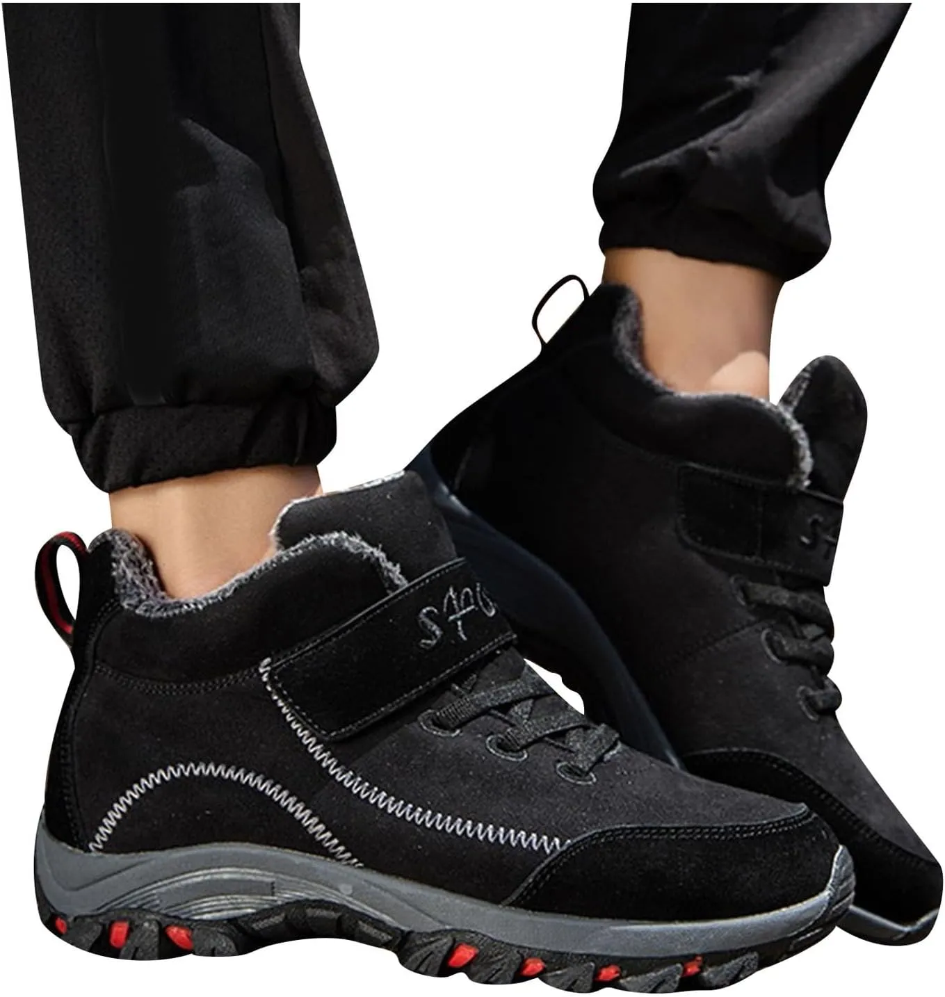 Women's Winter Ankle Boots Comfort Running Shoes Plus Velvet Warm Snow Boots Water Proof Insulated Winter Boots
