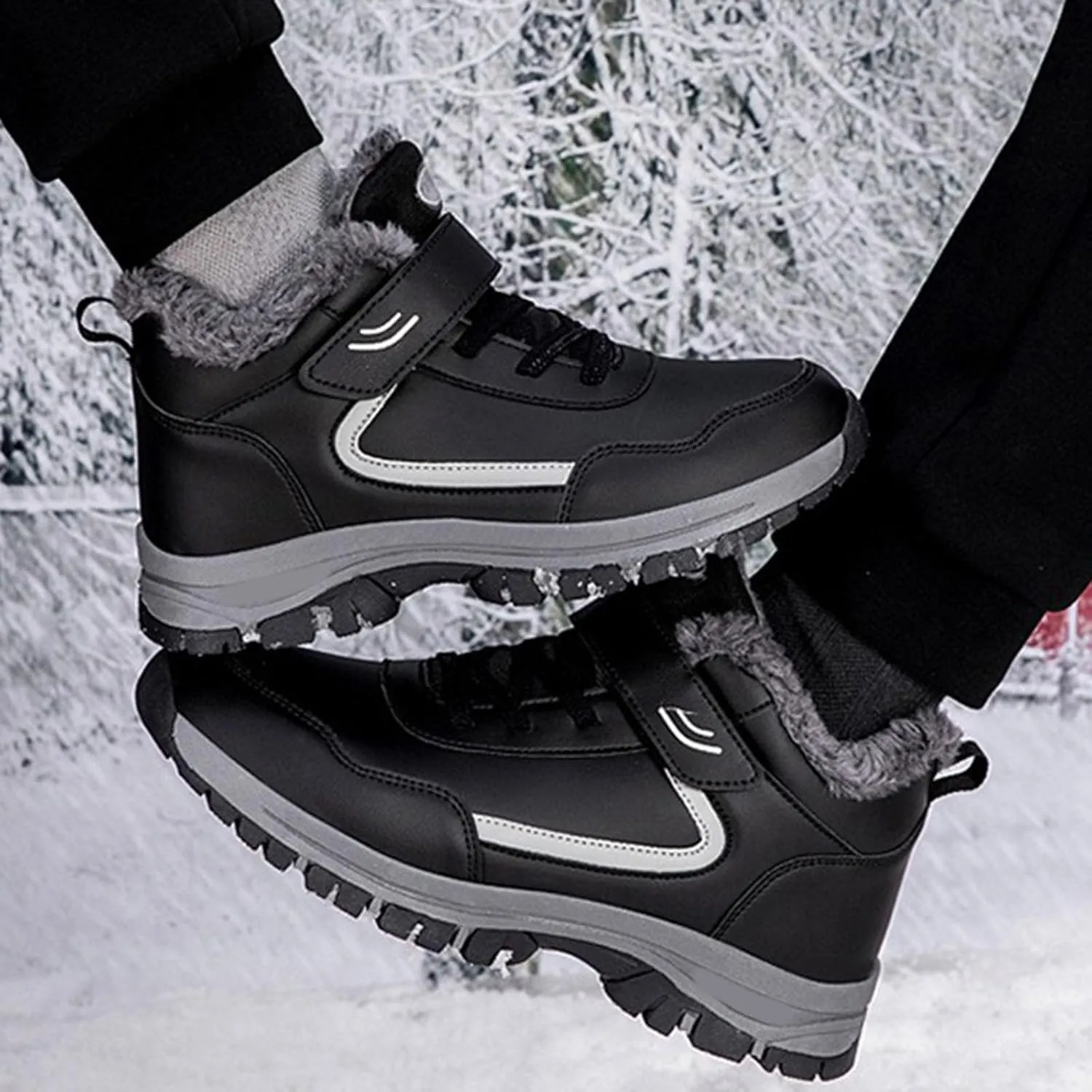Women's Winter Ankle Boots Plus Velvet Warm Snow Boots Water Proof Insulated Boots Fashion Short Snow Boots