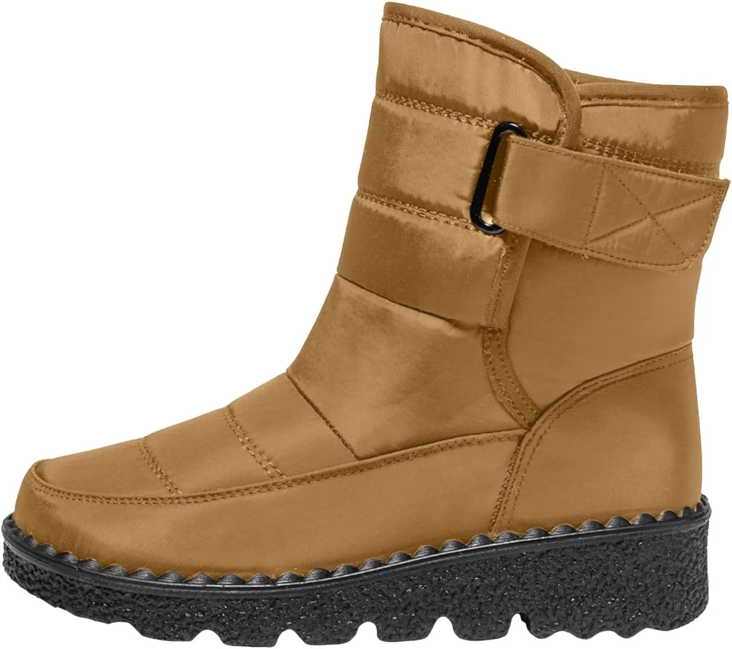 Women's Winter Boots Comfort Snow Boots Solid Plush Insulated Snow Boots Outdoor Thick Bottom Non Slip Boots