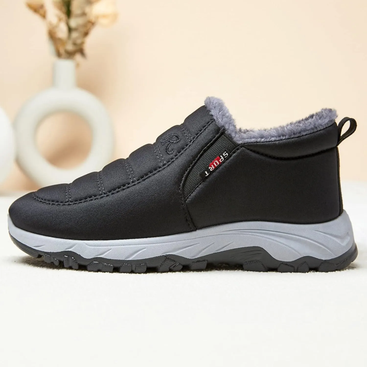 Women's Winter Snow Boots Plus Velvet Warm Snow Boots Slip On Winter Boots Comfort Tall Slip on Winter Boots for Women