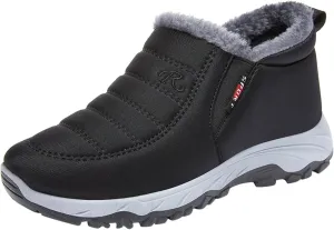 Women's Winter Snow Boots Plus Velvet Warm Snow Boots Slip On Winter Boots Comfort Tall Slip on Winter Boots for Women
