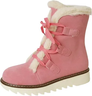 Women's Winter Snow Boots Strappy High Top Warm Boots Versatile Versatile Mid-Calf Plus Womens Glitter Snow