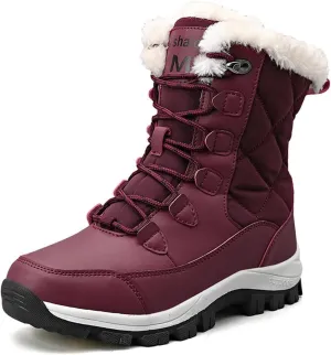 Women's Winter Thermal Boots for Women Waterproof Snow Winter Warm Hiking Work Comfy Fashion Women's Shoes