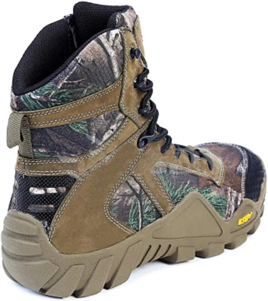 Wygwlg Men Military Boots Four Seasons Action Combat Boots Durable Desert Tactical Boot Waterproof Jungle Off Road Mountaineering Boots