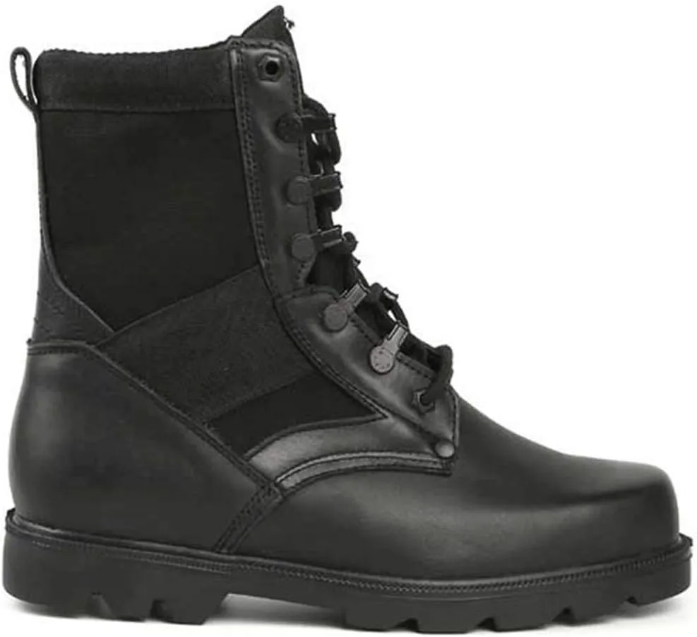 Wygwlg Mens Military Combat Black Army Patrol Work Hiking Boot Tactical Mountaineering Boots Security Jungle Recon Boot