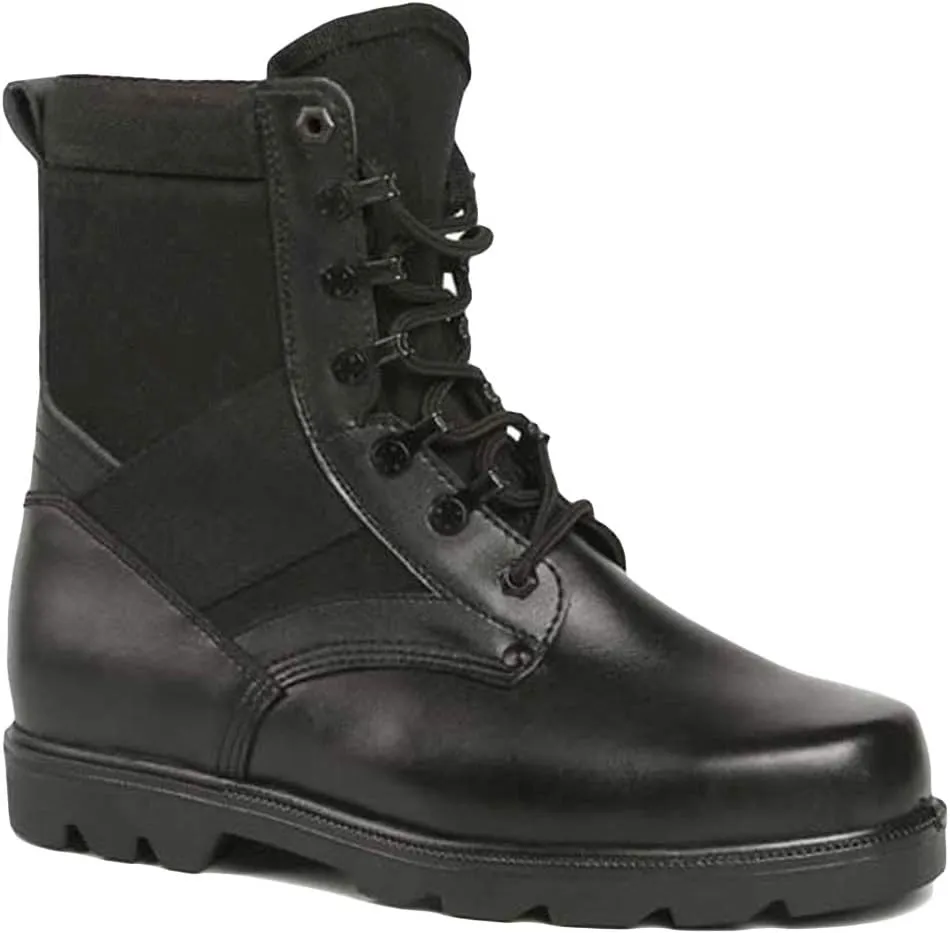 Wygwlg Mens Military Combat Black Army Patrol Work Hiking Boot Tactical Mountaineering Boots Security Jungle Recon Boot