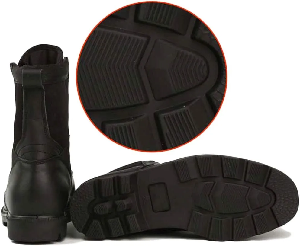 Wygwlg Mens Military Combat Black Army Patrol Work Hiking Boot Tactical Mountaineering Boots Security Jungle Recon Boot