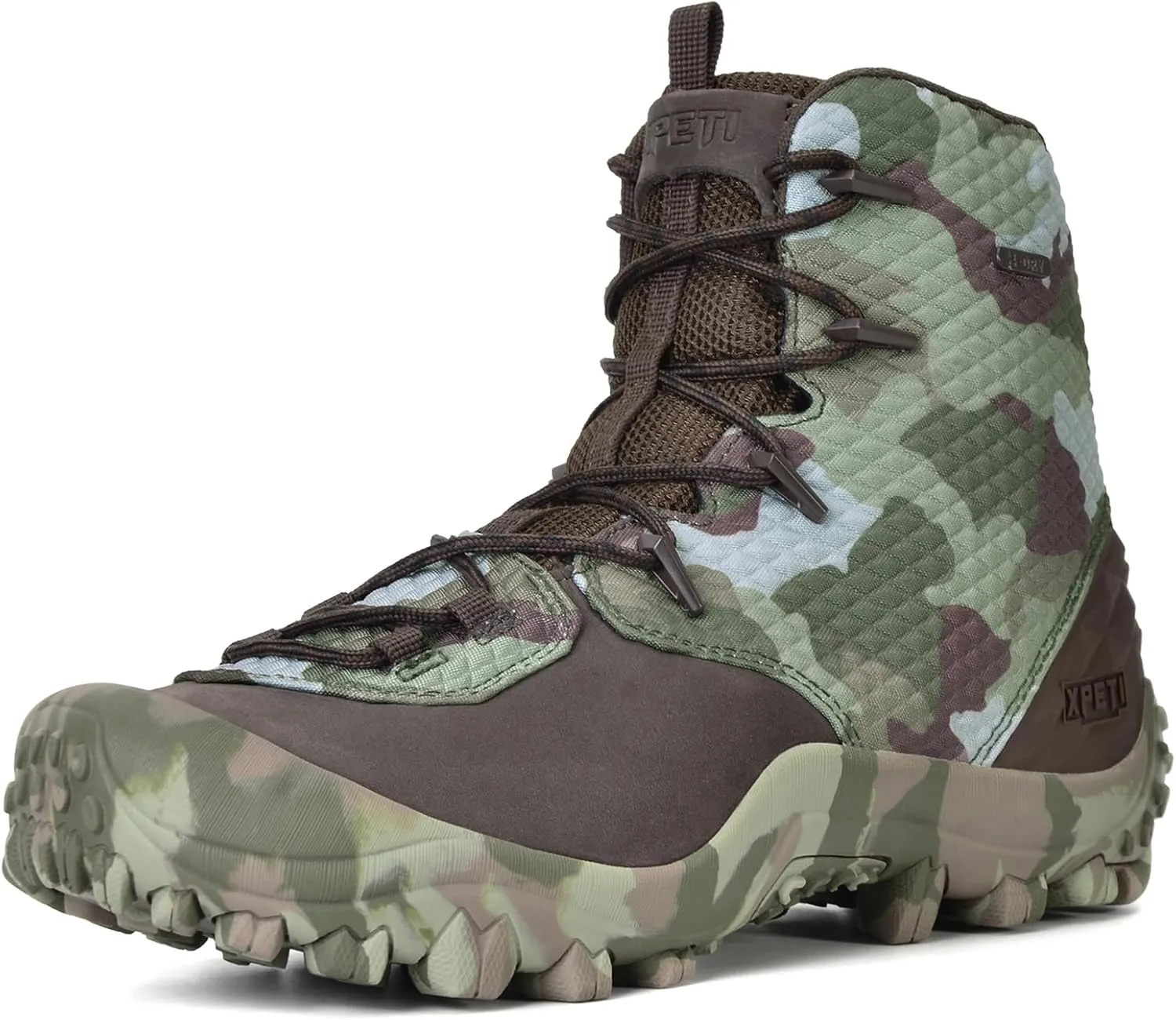 XPETI DUTY Men's Bravo Leather Military Boots Waterproof Tactical Boots