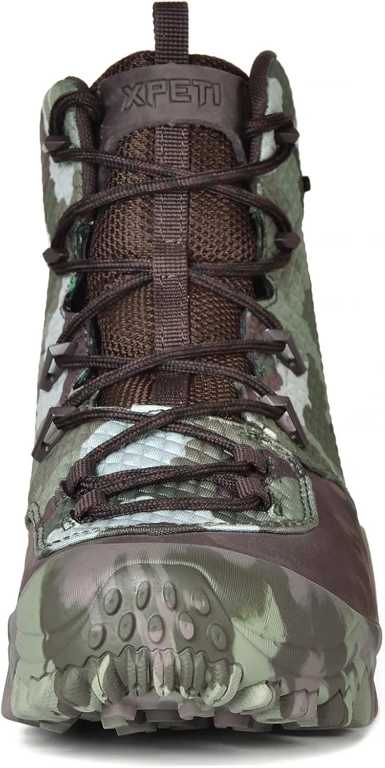 XPETI DUTY Men's Bravo Leather Military Boots Waterproof Tactical Boots