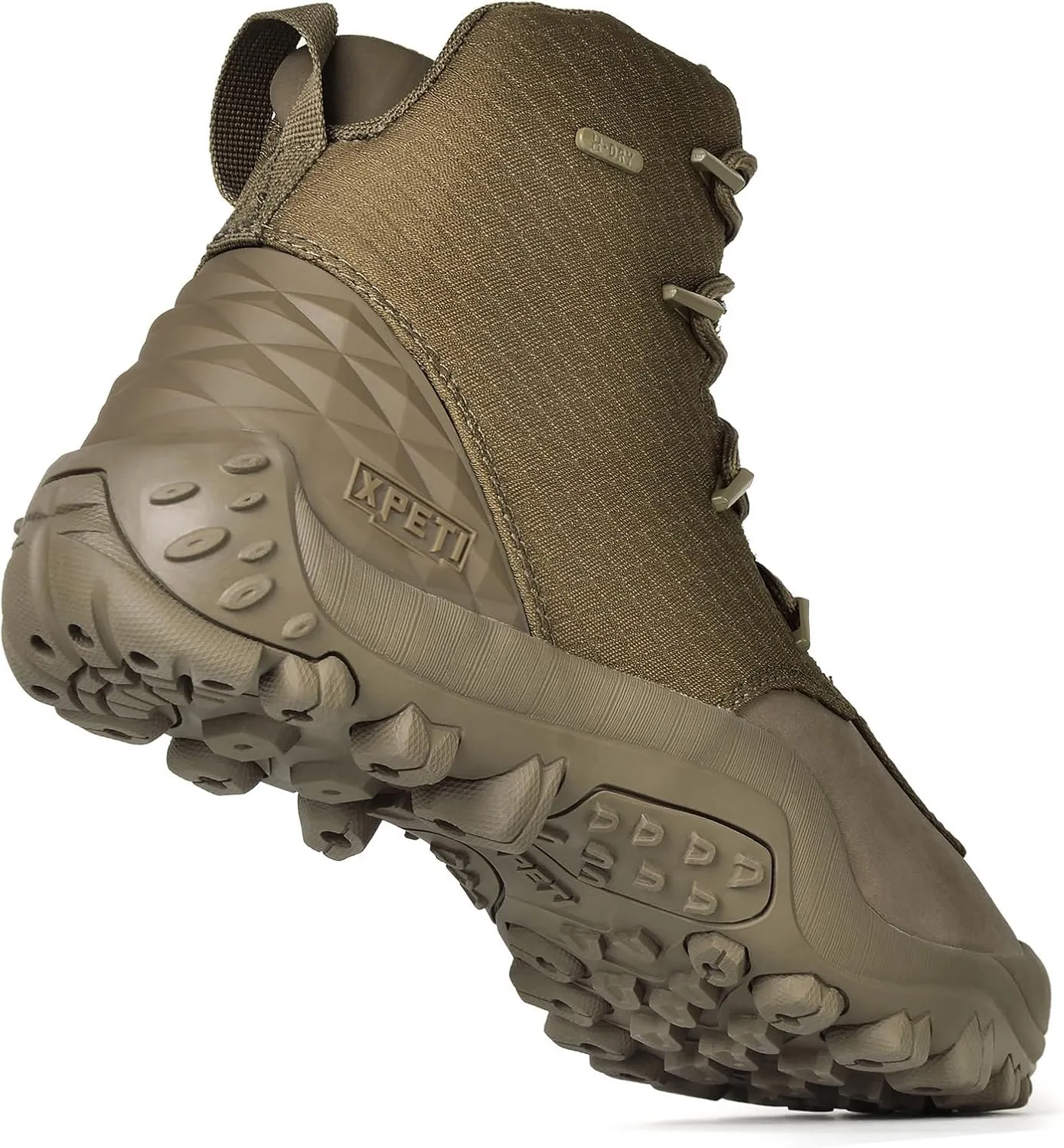XPETI DUTY Men's Bravo Leather Military Boots Waterproof Tactical Boots