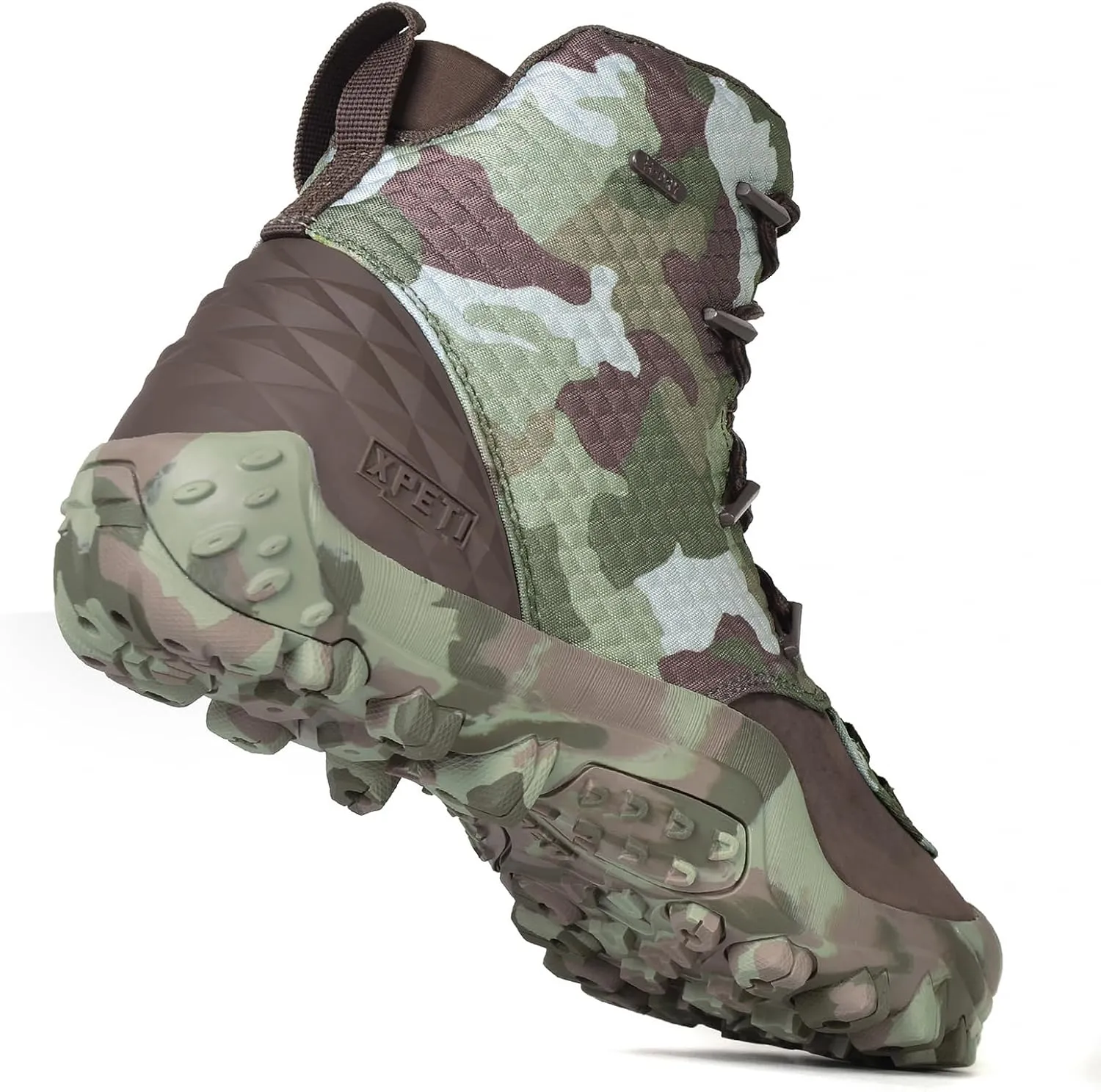 XPETI DUTY Men's Bravo Leather Military Boots Waterproof Tactical Boots