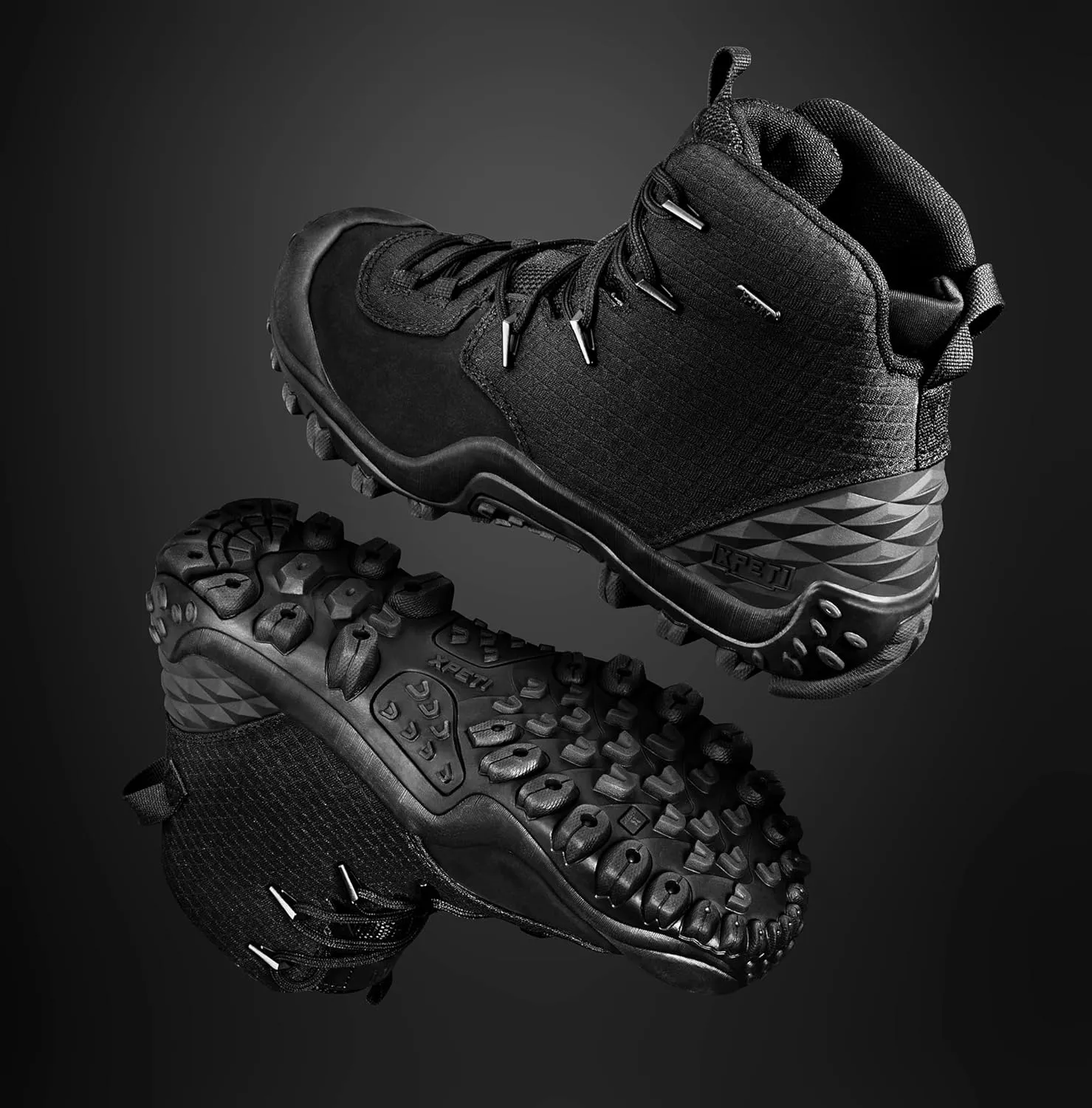XPETI DUTY Men's Bravo Leather Military Boots Waterproof Tactical Boots