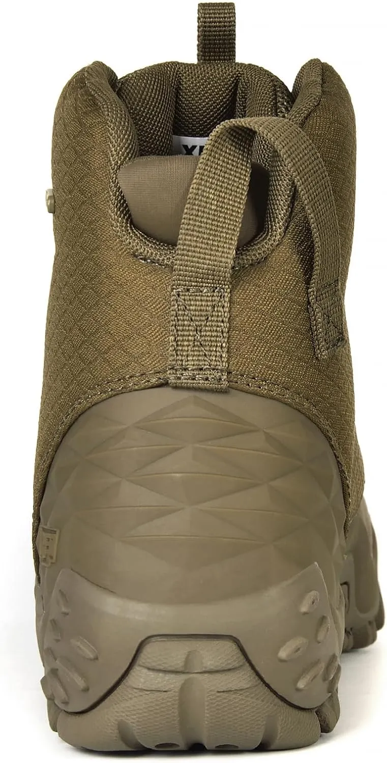 XPETI DUTY Men's Bravo Leather Military Boots Waterproof Tactical Boots