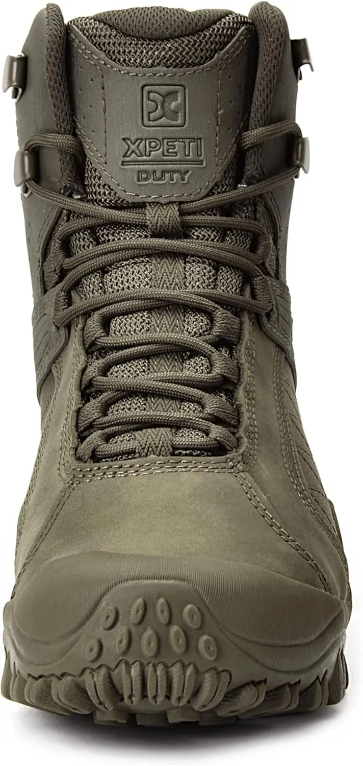 XPETI DUTY Men's Raptor Waterproof Leather Tactical Boots
